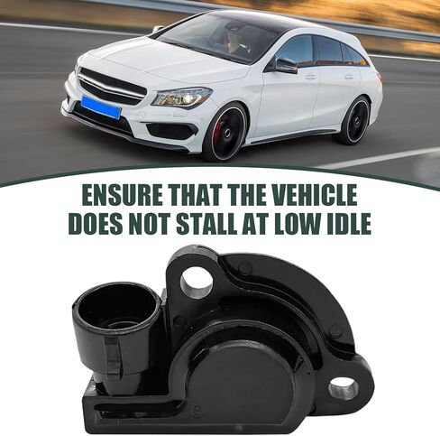 1 PC Throttle Position Sensor, No Calibration Required Durable TPS with OEM Fit Idle Air Control Valve Sensor, Replace# 17087400 17088026 17111815, Compatible with Chevy Buick Cadillac (Black) in Saudi Arabia