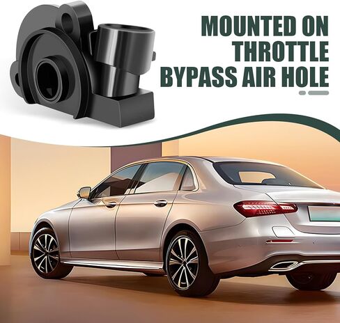 1 PC Throttle Position Sensor, No Calibration Required Durable TPS with OEM Fit Idle Air Control Valve Sensor, Replace# 17087400 17088026 17111815, Compatible with Chevy Buick Cadillac (Black) in Saudi Arabia