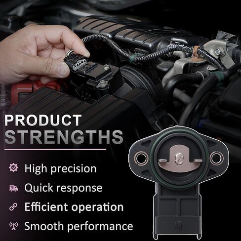 TPS Throttle Position Sensor 3517026900 Fit for Hyundai 2006-2011 Accent, Fit for Kia 2006-2011 Rio 2006 2007 2008 2009 2010 2011 Rio5 35170-26900, 17026900 in Saudi Arabia