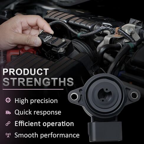 TPS مستشعر موضع الخانق MD615571 متوافق مع Mitsubishi 2002 2003 2004 2005 2006 2007 02 03 04 05 06 07 لانسر L4 2.0L in Saudi Arabia