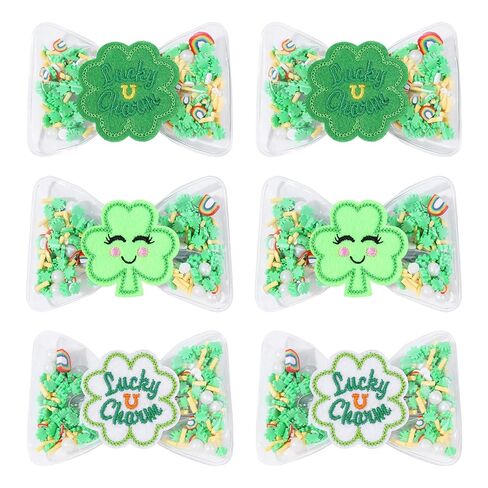 فيونكات شعر جيلي مقاومة للماء، مشابك فيونكة لحمام السباحة الصيفية متعددة الألوان من PVC ملحقات شعر شفافة للفتيات والأطفال الرضع والمراهقين والأطفال (6 بوصات، أقواس حمام السباحة أ) in Kuwait