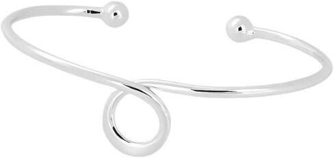Gorgeous Women's Silver Bracelet | Plain 925 Sterling Silver Bangle Bracelet in Saudi Arabia