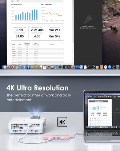 LENTION USB C Hub with 4K HDMI Output(4K@60Hz), 4 USB 3.0, Type C Charging Dongle Compatible 2023-2016 MacBook Pro, New Mac Air, Steamdeck, Type C Devices, Stable Driver Adapter (CB-C35sH, Space Gray) in Kuwait