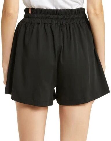 Lunya Organic Pima Cotton Pajama Shorts, Black, Small in Saudi Arabia
