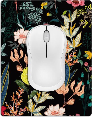 Small Mouse Pad 3 Pack, Mini Mouse Pads for Wireless Mouse and Laptop Computer, Portable Mousepad with Non-Slip Rubber Base & Waterproof Surface - Black -5.5 x 7 in in Saudi Arabia