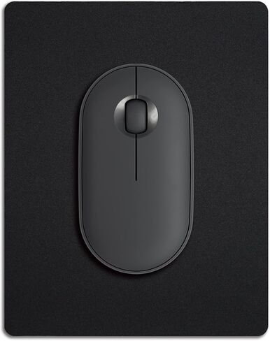 Small Mouse Pad 3 Pack, Mini Mouse Pads for Wireless Mouse and Laptop Computer, Portable Mousepad with Non-Slip Rubber Base & Waterproof Surface - Black -5.5 x 7 in in Saudi Arabia