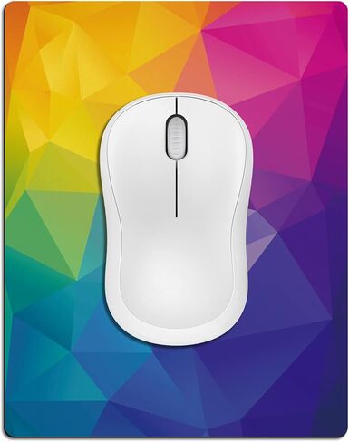 Small Mouse Pad 3 Pack, Mini Mouse Pads for Wireless Mouse and Laptop Computer, Portable Mousepad with Non-Slip Rubber Base & Waterproof Surface - Black -5.5 x 7 in in Saudi Arabia