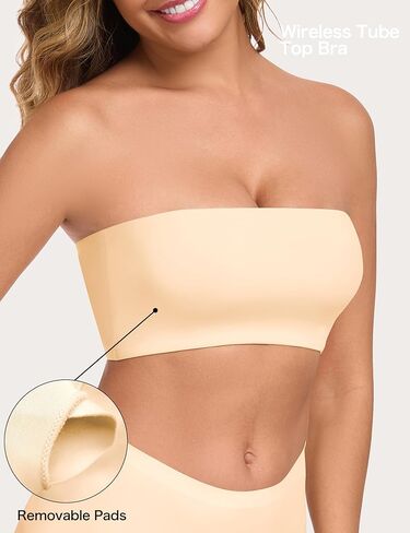 بعيدة خالية المرأة حمالة العصابة الصدرية اللاسلكية سلس صديرية دائرية الراحة اليومية Bralette تي شيرت الأشرطة واضحة مبطن حمالات الصدر in Saudi Arabia