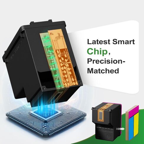 67XL Ink Cartridge Black Color Combo Pack Replacement for HP 67 HP67 XL HP67XL for 2700 2700e 4100 6400 4155e 2755e 6000 2855e 2827e 2752e 4100e 6458 6455e 4152 6055e 6052e 4152e 2742e 6400e Printer in Kuwait