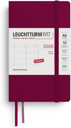 LEUCHTTURM1917 - Weekly Planner 2026, Softcover, Medium (A5), Rising Sun (Jan 1 - Dec 31, 2026) in Saudi Arabia