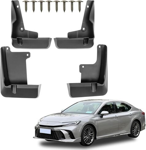 Mud Flaps Splash Guards for Fit for Chevy Equinox 2025 | No Drilling Required Bendable Mud Guards | Front & Rear 4-Piece Set Car Accessories in Saudi Arabia