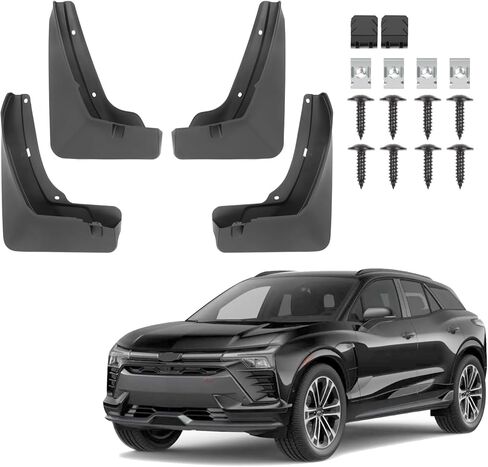 Mud Flaps Splash Guards for Fit for Chevy Equinox 2025 | No Drilling Required Bendable Mud Guards | Front & Rear 4-Piece Set Car Accessories in Saudi Arabia