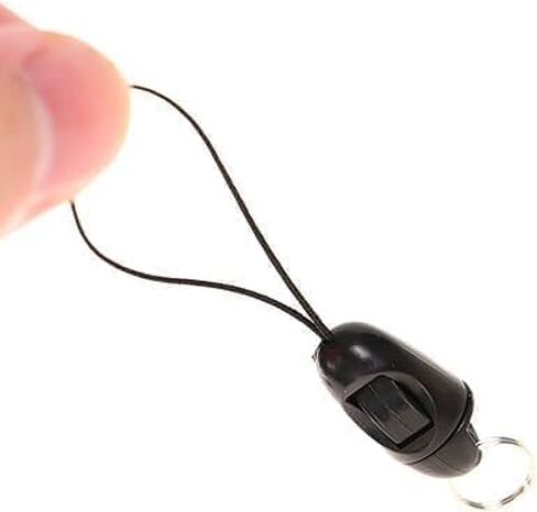 10Pcs Black Detachable Buckle Mobile Phone Accessories, Small Sling Anti-Lost Lanyard Cords, Pendant Buckle Small Sling, Used for Mobile Phone Pendants and Key Chains in Saudi Arabia