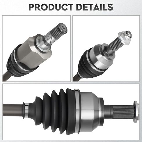 NEW Front Left CV Axle Driver Side Shaft Assembly fits for Mazda 3 2005-2013 2.0L 2.3L 2.5L, for Mazda 5 2006-2010&2012-2015 2.3L 2.5L, Manual & Automatic Trans, for 66-8175 in Saudi Arabia
