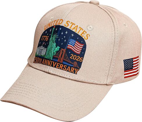 July 4th Hat - Unisex American Flag Trucker Cap - Independence Day Patriotic Theme Hat - 250th Anniversary Golf Cap in Saudi Arabia
