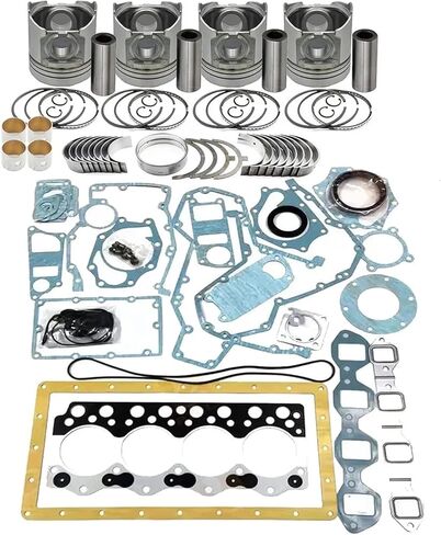 4D95S Engine Overhaul Rebuild Kit For Dozers D20A-6 D20P-6 D20PL-6 Piston Kit & Main/Con Rod Bearing & Full Gasket Kit in Saudi Arabia