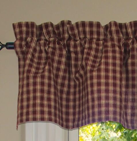 ديكورات منزلية بدائية، ستارة كلاسيكية باللون الأسود مقاس 72 × 14، 72 بوصة × 14 بوصة in Kuwait