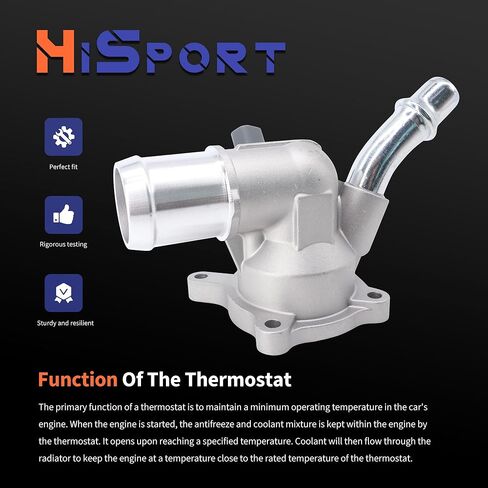 مجموعة مبيت منظم حرارة مبرد المحرك HiSport - متوافق مع جيب شيروكي كرايسلر دودج رام يستبدل 5047772AB 5047263AB in Saudi Arabia