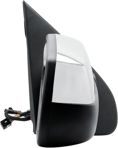 Passenger Right Side Door Mirror Power and Heated Glass with Turn Signal Arrow with Menory and Chrome Back Cover Power Folding for 2014-2019 Chevrolet Silverado GMC Sierra 1500 2500 3500 in Saudi Arabia