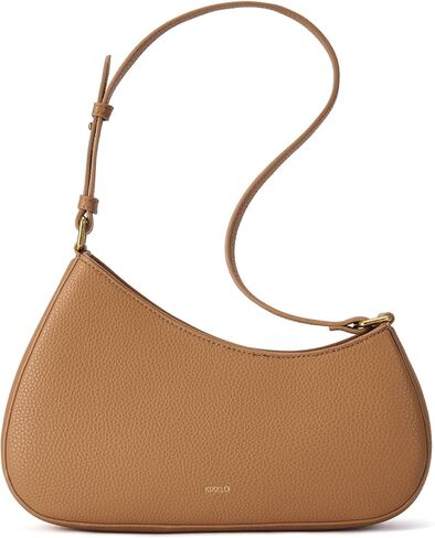 Shoulder Bag for Women, Small Cute Purse Leather Handbag, Trendy Crescent Clutch with Zipper Little Lightweight Going Out Bag in Saudi Arabia