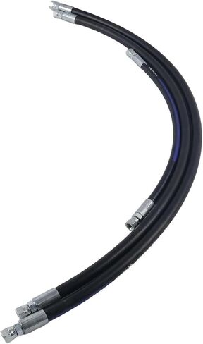 طقم خرطوم محراث الثلج 3 قطع من JEENDA مقاس 1/4x18 بوصة 3/8x38 بوصة 3/8x42 بوصة متوافق مع الخراطيم الهيدروليكية الغربية بروديجي in Kuwait