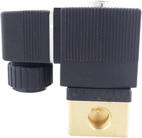 0-16bar/25bar 2 Way Air Solenoid Valve 6013 1/8" 1/4" BSP 12V 24V DC Normal Close Brass Water Valve(1/8",AC220V) in Saudi Arabia