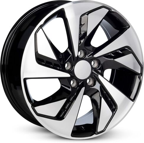 for 2015-2016 Honda CR-V 18 Inch Black Machine Face (Diamond Cut) Black Rim - OE Direct Replacement - Road Ready Car Wheel in Saudi Arabia