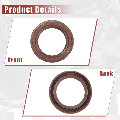 uxcell Engine Crankshaft Oil Seal Fit for Mitsubishi Eclipse 1990-2012 for Mitsubishi Lancer 2002-2007 Durable Rubber Brown Engine Crank Seal Gasket in Saudi Arabia