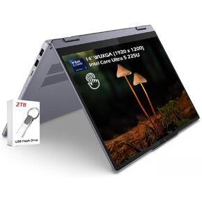 Lenovo IdeaPad Flex 5i - (2023) - Everyday Notebook - 2-in-1 Laptop Computer - Windows 11-14" WUXGA Touchscreen Display - 8GB Memory - 256GB Storage - Intel Core i5-1335U - Arctic Grey in Kuwait