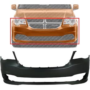 Front Bumper Cover Primed Direct Replacement Compatible With 2011-2020 Dodge Grand Caravan CH1000A02 68088966AA in Saudi Arabia