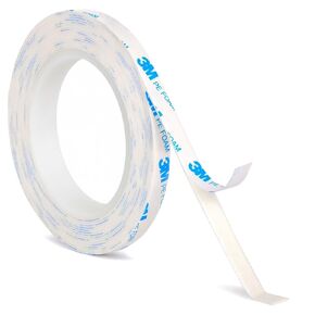 Heavy Duty Double Sided Tape 1in X 9.85ft, Removable No Residue Foam Adhesive Strips, Mounting Tape for Walls, Pictures, Posters, LED Light Strips & Home Decor (1in) in Kuwait