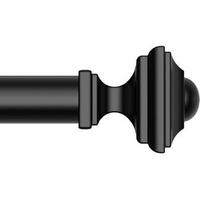 2 حزمة قضيب ستارة ذهبي للنوافذ 36-88 بوصة، 1 بوصة عمود ستائر قابل للتعديل للخدمة الشاقة، قضيب معالجة النوافذ الحديث مع لمسات نهائية مربعة مزخرفة، سهل التركيب in Kuwait