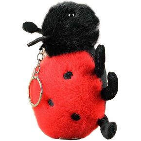 لطيف الخنفساء الحشرات محشوة الحيوان أفخم المفاتيح، kawaii النحل الحلزون العثة العنكبوت كيرينغ حقيبة سحر لحقائب اليد in Kuwait