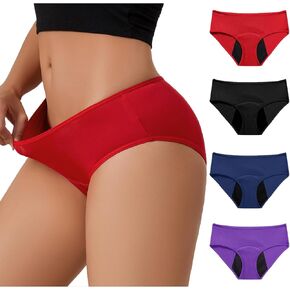 Period Underwear for Women Teens Girls Menstrual Panty, Bladder Leak Proof Incontinence Briefs Washable Reusable in Saudi Arabia