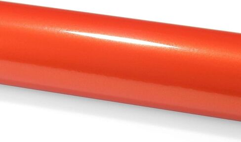 Super Gloss Metallic Orange Automotive Vinyl Wrap Car Vehicle Bubble Free Air Release 12"x60" (1FTx5FT) in Saudi Arabia