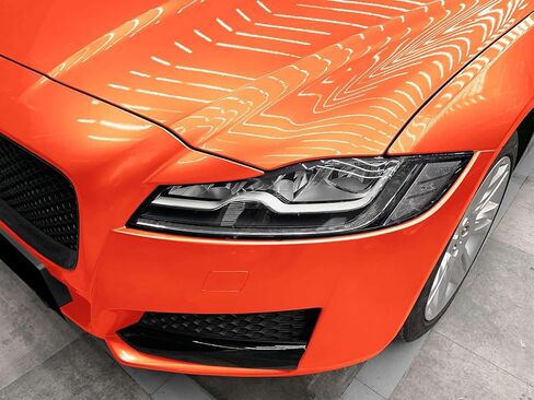Super Gloss Metallic Orange Automotive Vinyl Wrap Car Vehicle Bubble Free Air Release 12"x60" (1FTx5FT) in Saudi Arabia