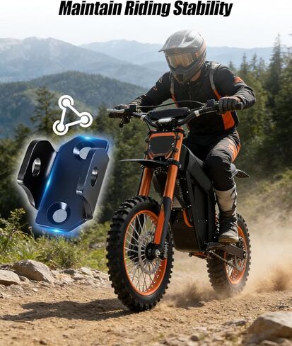 Electric Dirt Bike Foot Pegs Bracket Holder Fit for Tuttio Soleil 01, High Strength Anti-rust FootPeg Mount Clamps, 2 Pcs in Kuwait