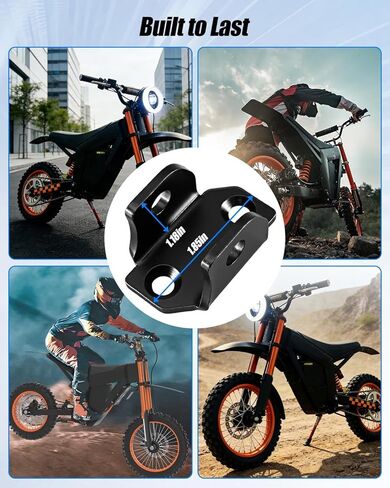 Electric Dirt Bike Foot Pegs Bracket Holder Fit for Tuttio Soleil 01, High Strength Anti-rust FootPeg Mount Clamps, 2 Pcs in Kuwait