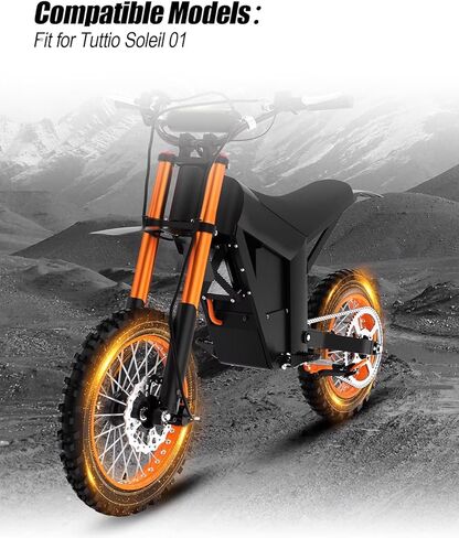 Electric Dirt Bike Foot Pegs Bracket Holder Fit for Tuttio Soleil 01, High Strength Anti-rust FootPeg Mount Clamps, 2 Pcs in Kuwait