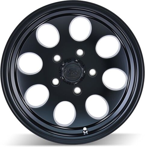 171 17x9, Bolt Pattern: 5x4.5/, Offset: 0, MATTE BLACK, set of 1 in Saudi Arabia
