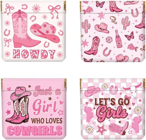 Peacoblue 4Pcs Small Leather Squeeze Coin Purse for Women-Snakeskin Pattern Waterproof & Durable Snap Closure Change Pouch Mini Money Wallet Bag for Adult Teen Girls Best Gift in Saudi Arabia