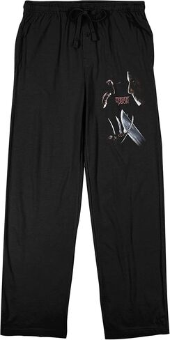 Freddy vs. Jason One on One Men's Black Graphic Sleep Pants in Saudi Arabia