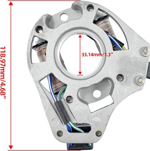 2 لفائف 4 سلك الإشعال كامل موجة الجزء الثابت مغناطيسي ل 50cc 70cc 90cc 110cc 125cc الكهربائية بدء الترابية دراجة الطرق غير الممهدة الذهاب كارت ATV 4 ويلر رباعية in Saudi Arabia