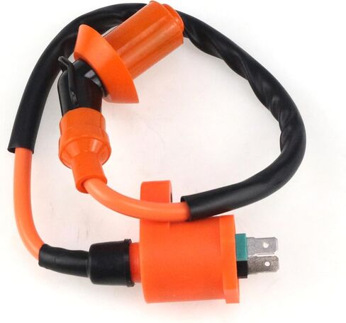 High Performance Racing Ignition Coil For 50CC 150CC 110CC 125CC 80CC 90CC Moped Pit Dirt Bike Engine Motorcycle Scooter ATV Go Kart,Orange in Saudi Arabia