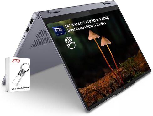 Lenovo IdeaPad Flex 5i - (2023) - دفتر يومي - كمبيوتر محمول 2 في 1 - شاشة تعمل باللمس WUXGA مقاس 11 - 14 بوصة بنظام Windows - ذاكرة 8 جيجابايت - تخزين 256 جيجابايت - Intel Core i5-1335U - رمادي قطبي in Kuwait