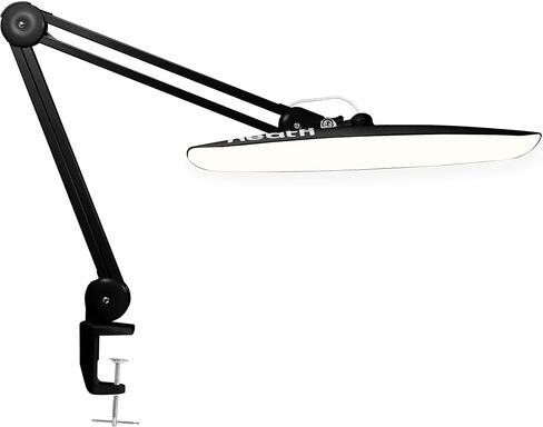 مصباح مهمة Neatfi XL 2,200 لومن LED، مصباح مكتب فائق السطوع 24 وات، 117 قطعة SMD LED، 4 مستويات سطوع، عاكس للضوء، ضوء LED للمهام للمنزل والمكتب ومنضدة العمل (غير CCT، أبيض) in Kuwait