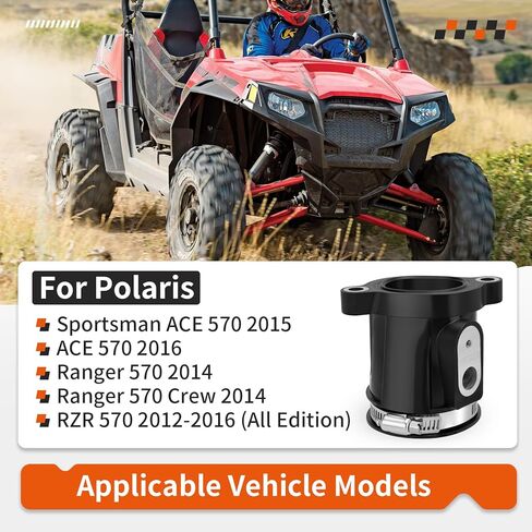 Throttle Body Intake Manifold For Polaris RZR 570 2012-2016 Ranger 570 2014 Sportsman ACE 570 2015 ACE 570 2016 5414317 in Saudi Arabia