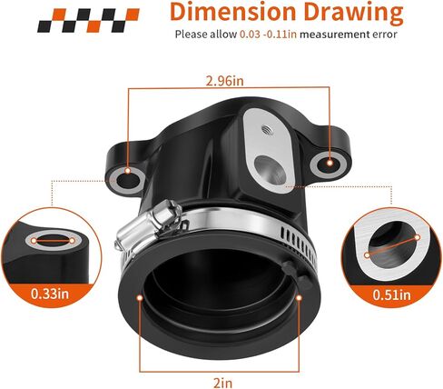 Throttle Body Intake Manifold For Polaris RZR 570 2012-2016 Ranger 570 2014 Sportsman ACE 570 2015 ACE 570 2016 5414317 in Saudi Arabia