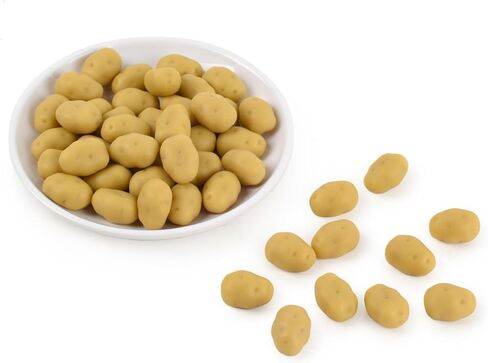 50PCS Mini Artificial Potatoes Tiny Resin Potato Lifelike Vegetable for Home House Grocery Photography Party Decoration in Saudi Arabia