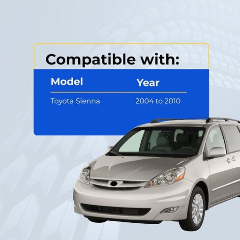 أسطوانة قفل الإشعال مع مفتاحين، متوافقة مع تويوتا سيينا 2004-2010، استبدال ما بعد البيع لرقم الجزء 69057-AE020 (K4L) in Kuwait